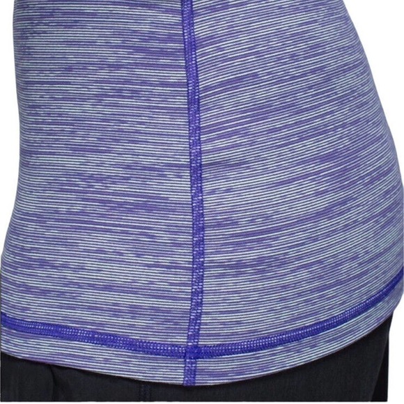 LULULEMON Wee are from Space Power Y Racerback Heather Purple Tank Top Women's 6 - Picture 4 of 12
